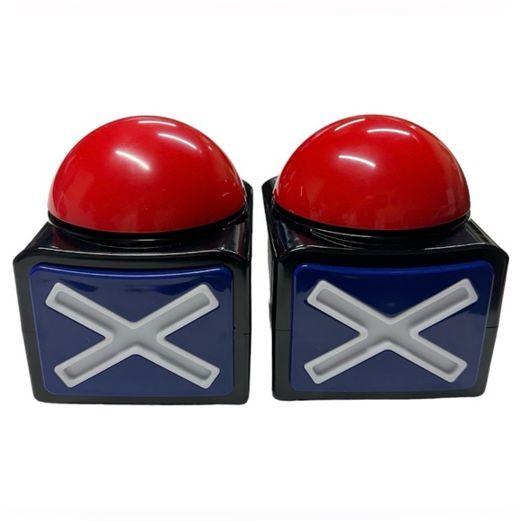 2 pack buzzer button game toy for kids, family. Family feud style game buzzers. - Picture 8 of 11